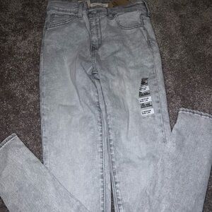 Levi's Light Gray Women's Skinny Jeans